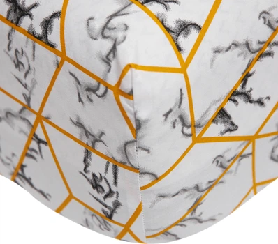 Простынь на резинке Moon&Star евро 200x220+25 см Modern Marble Бязь Gold Люкс (MS-850001279)