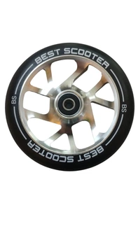 Колесо для трюкового самоката SKL Best Scooter 120 мм цена за шт silver