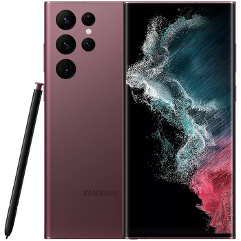 Смартфон Samsung Galaxy S22 Ultra 256 GB Burgundy (Grade C) БУ