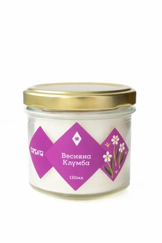 Ароматична свічка Turbota candles Квіткова клумба 90 г 5 см