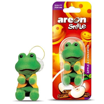 Ароматизатор повітря Areon Smile Toys Apple & Cinnamon "Жабеня", ASB01