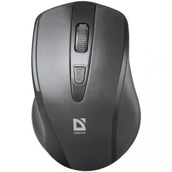 Мишка Defender Datum MM-265 бездротова 3 кн. 1600 dpi чорна