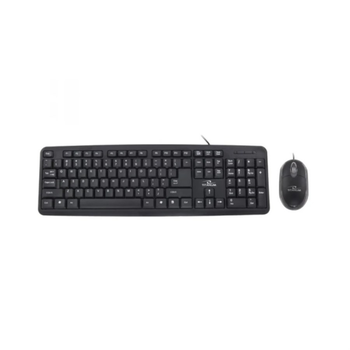 Комплект дротовий (клавіатура+мишка) Esperanza TK106UA USB повнорозмірна оптичний Black