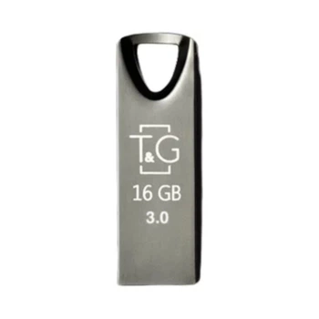 USB флеш 16GB T&G 117 Metal Series Black (TG117BK-16G3)