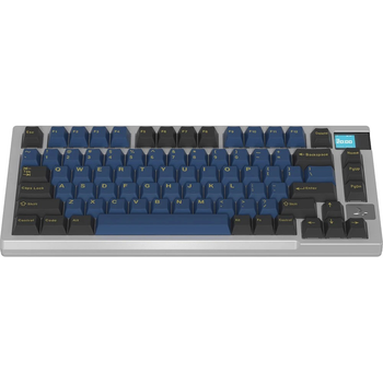 Клавіатура бездротова Motospeed Darmoshark K8 Gateron Silver Pro Black-Blue (dmk8bgspro) Клавіатура 36115