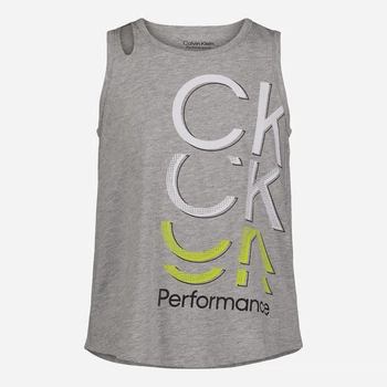 Підліткова майка для дівчинки Calvin Klein 209291499 140 см Сіра (1159827820)
