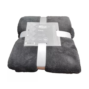 Плед Werk WFB-3200GR Оникс серый 160*200 см