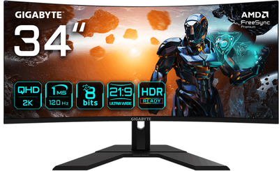 Монітор 34" Gigabyte GS34WQC