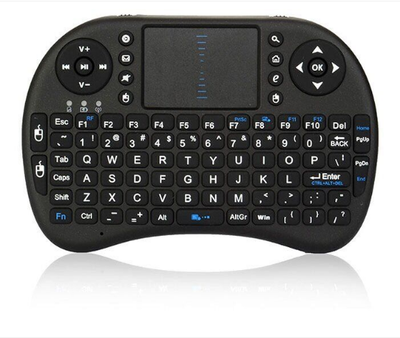 Клавиатура беспроводная UKC mini I8 c touchpad и подсветкой