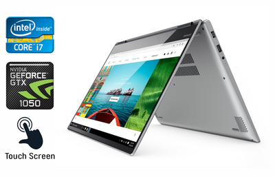 Ноутбук-трансформер Б-класс Lenovo Yoga 720-151KB / 15.6" (3840x2160) IPS Touch / Intel Core i7-7700HQ (4 (8) ядра по 2.8 - 3.8 GHz) / 16 GB DDR4 / 512 GB SSD / nVidia GeForce GTX 1050, 2 GB GDDR5, 128-bit / WebCam / TouchID / Windows 10 б/у