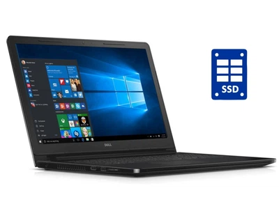 Ноутбук Б-класс Dell Inspiron 15 3552 / 15.6" (1366x768) TN / Intel Celeron N3060 (2 ядра по 1.6 - 2.48 GHz) / 4 GB DDR3 / 128 GB SSD / Intel HD Graphics / WebCam / Win 10 б/у