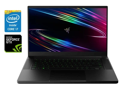Игровой ноутбук Razer Blade 15 RZ09 / 15.6" (1920x1080) IPS / Intel Core i7-9750H (6 (12) ядер по 2.6 - 4.5 GHz) / 16 GB DDR4 / 128 GB SSD + 1000 GB HDD / nVidia GeForce GTX 1660 Ti, 6 GB GDDR6, 192-bit / WebCam / Win 10 Home б/у