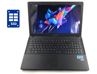 Ноутбук Б-класс Asus F551C / 15.6" (1366x768) TN / Intel Celeron 1007U (2 ядра по 1.5 GHz) / 4 GB DDR3 / 128 GB SSD / Intel HD Graphics / WebCam / Win 10 Home б/у