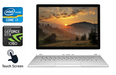 Ноутбук-трансформер Microsoft Surface Book 2 / 15" (3240x2160) IPS Touch / Intel Core i7-8650U (4 (8) ядра по 1.9 - 4.2 GHz) / 16 GB DDR3 / 256 GB SSD / nVidia GeForce GTX 1060, 6 GB GDDR5, 192-bit / USB Type-C / WebCam б/у