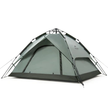 Палатка трехместная автоматическая Naturehike NH21ZP008, оливково-зеленый