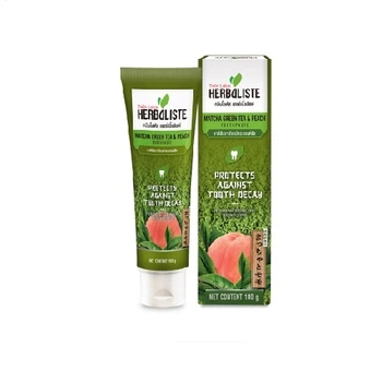 Зубна паста Twin Lotus Herbaliste з чаєм Матчу та Персиком 100г