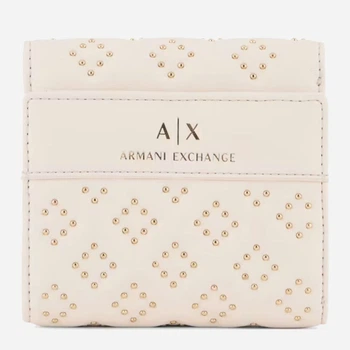 Кошелек женский для карточек Armani Exchange 362196302 Молочный (1159826513)
