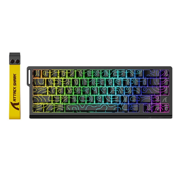 Механическая игровая клавиатура Attack Shark X68 HE Rapid Trigger 68% (RGB) Черная