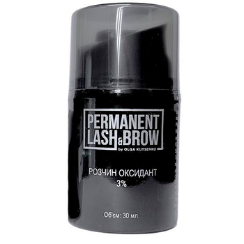 Раствор оксидант 3% Permanent Lash&Brow 30 мл