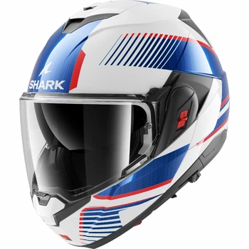 Мотошолом SHARK Oxo Sikter White Chrome Blue L