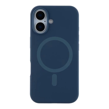 Чохол Glow Silicone Case with Magsafe для iPhone 16 Колір Dark blue