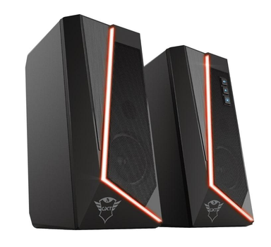 Акустична система для пк Trust GXT 609 Zoxa 2.0, USB/AUX, RGB, чорна SH