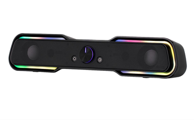 Саундбар для комп'ютера 2E PCS101 RGB, 2.0, USB, Black SH
