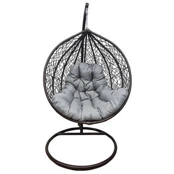 Підвісне крісло-гойдалка кокон Bonro 329 L (коричнево-сірий) (42400921)