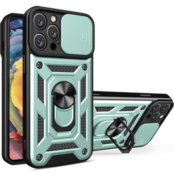 Чехол Fiji Camera Defence для Apple iPhone 11 Pro Max бампер с защитой камеры и подставкой Green