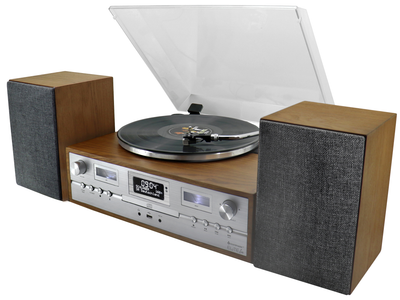 Виниловый проигрыватель в ретро стиле Soundmaster Elite line PL895