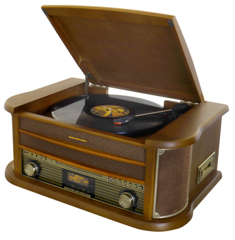 Проигрыватель винила Soundmaster NR565DAB Nostalgic Stereo DAB+/MP3/FM/CD/Bluetooth/USB
