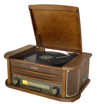 Проигрыватель винила Soundmaster NR560 Nostalgic Stereo MP3/FM/CD/Bluetooth/USB