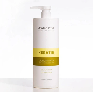 Кондиционер для волос безсульфатний с кератином Jerden Proff Keratin Conditioner 1000 мл (17485WB)