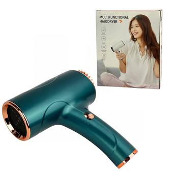 Фен дорожный Portable Hair Dryer 500 Вт беспроводной 2600 mAh бирюзовый