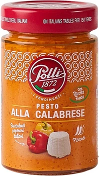 Соус Pesto POLLI Ricotta& Peppers 190 г (8001310811050)