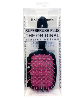 Щетка для волос Superbrush Plus Hollow Comb профессиональные массажные расчески для волос Черный с розовым