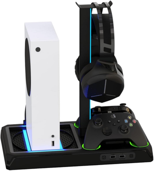 Багатофункціональна підставка IMP Tech DLX & LED Multifunctional Charging Stand - Xbox (5060176365612)