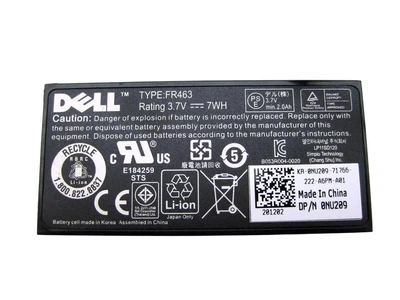 Аккумулятор Батарея для DELL PE1950, P110, PERC 5I, 6I, H700, R410 Raid, FR463, 0NU209, 0U8735, JP-0U8735, P9110 для RAID-контролера