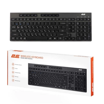 Клавиатура беспроводная 2E KS280 Black/Grey (2E-KS280WBGR_UA)