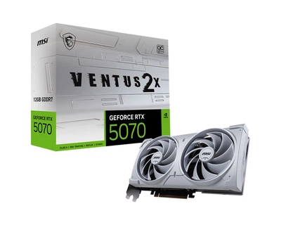 Видеокарта MSI GeForce RTX 5070 12G VENTUS 2X OC WHITE