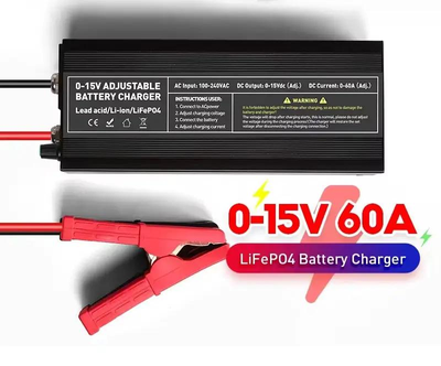 Універсальний зарядний пристрій 12V 60A Lifepo4, Li, Gel, AGM, I (0-60А)