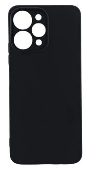 Чохол Silicone Case для Xiaomi Redmi 12 бампер із мікрофіброю чорний