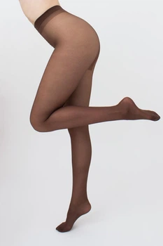 Колготки, 40 den Giulia 5(XL) Коричневий (cappuccino) (111265)