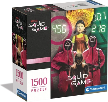 Пазл Clementoni Squid Game Игра в кальмара 1500 шт. (80503)