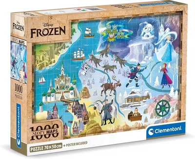 Пазл Clementoni Disney Frozen Эльза Холодное сердце - 1000 шт. (39784)