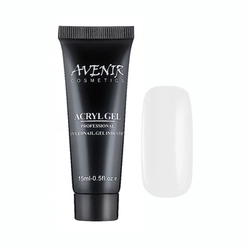 Акрил - гель для нігтів Avenir №013 Milk White 15 мл