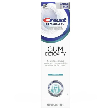 Зубна паста Глибоке очищення та детоксикація від мікробів Crest Gum detoxify Toothpaste Deep clean 136гр
