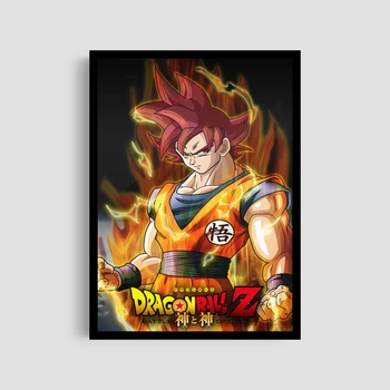 Постер Roomy "Dragon Ball Super Goku" Біла рамка з антибліковим склом A1 (84.1x59.4 cm.)