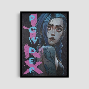 Постер Roomy "Powders Rebellion" Черная рамка с глянцевым стеклом A1 (84.1x59.4 cm.)