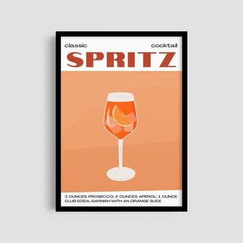 Постер Roomy "Spritz Glass" Без рамки A4 (29.7x21 cm)